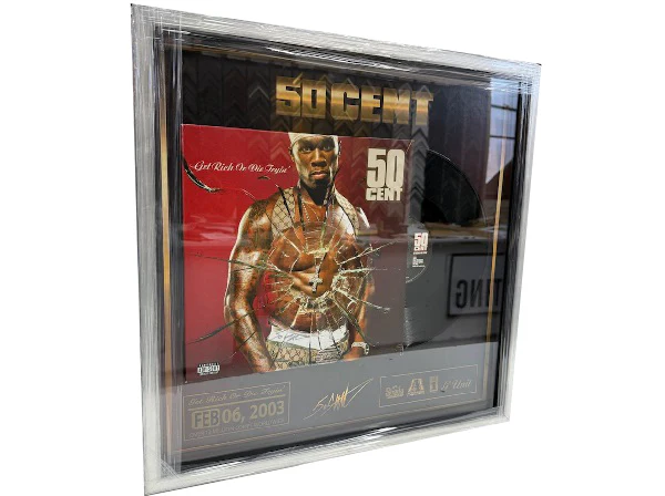 Get Rich or Die Tryin PLAQUE #5- AUTOGRAPHED by 50! - Image 3